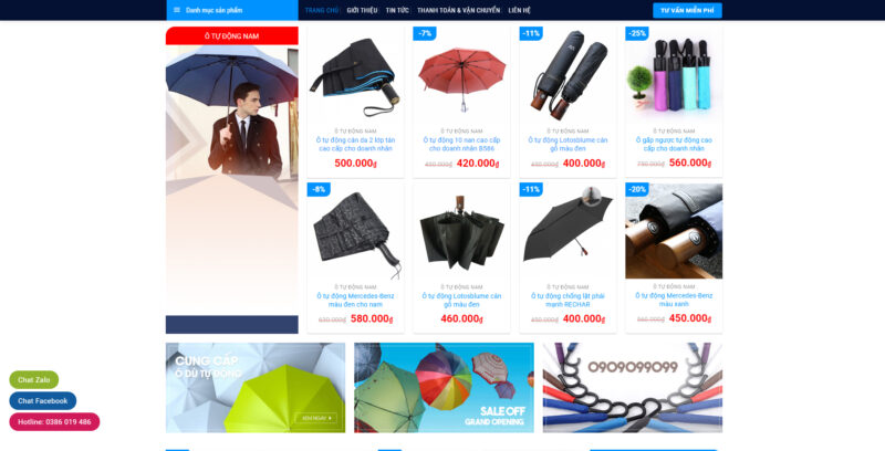 Shop áo Mưa