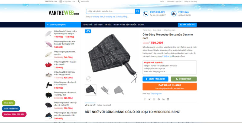 Shop áo Mưa