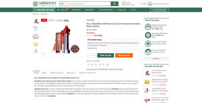 Shop Mỹ Phẩm 5 shop 3