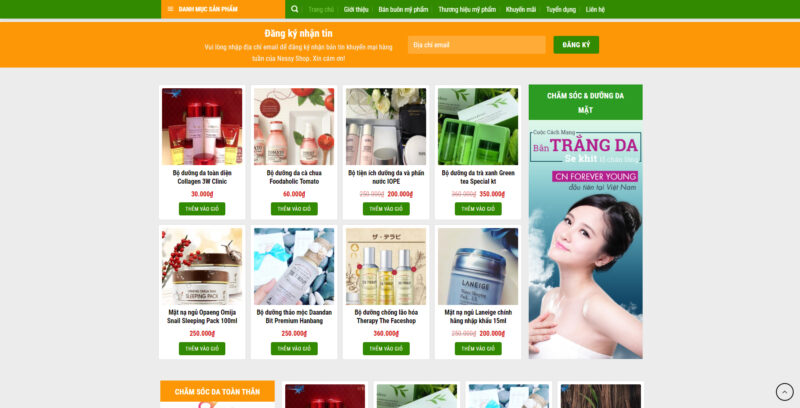 Shop Mỹ Phẩm 3