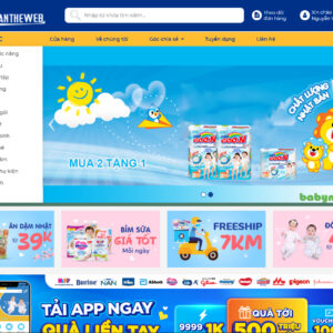 Mẫu Website Văn Thế Shop cao cấp