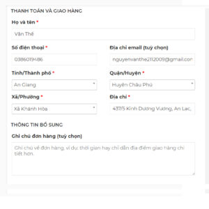 Mẫu Website Văn Thế Shop cao cấp