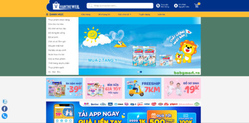 shopvantheweb Mẫu Website Văn Thế Shop cao cấp
